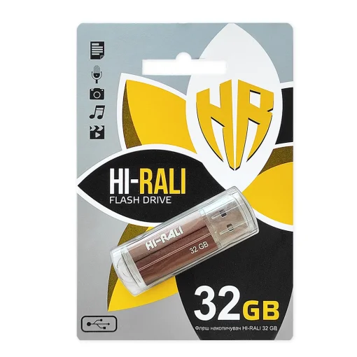 Флеш-накопитель USB 32GB Hi-Rali Corsair Series Bronze (HI-32GBCORBR)